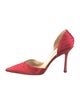 Jimmy Choo Satin D'Orsay Pumps