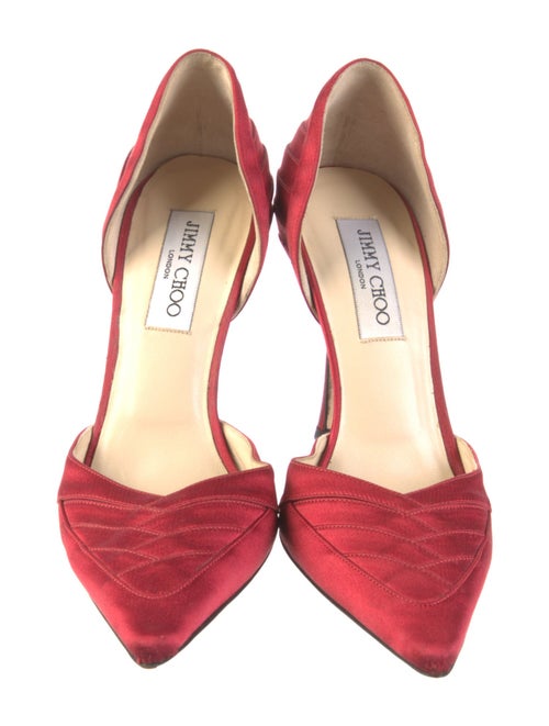 Jimmy Choo Satin D'Orsay Pumps