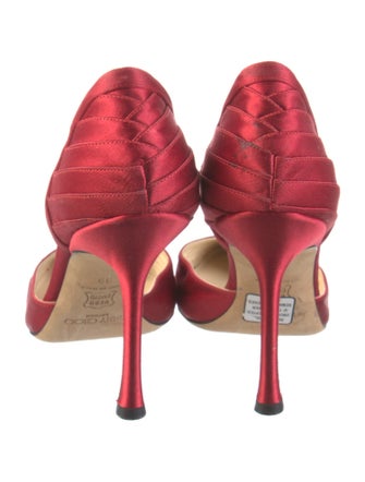 Jimmy Choo Satin D'Orsay Pumps