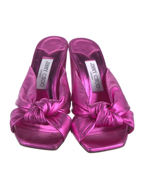 Jimmy Choo Patent Leather Slides