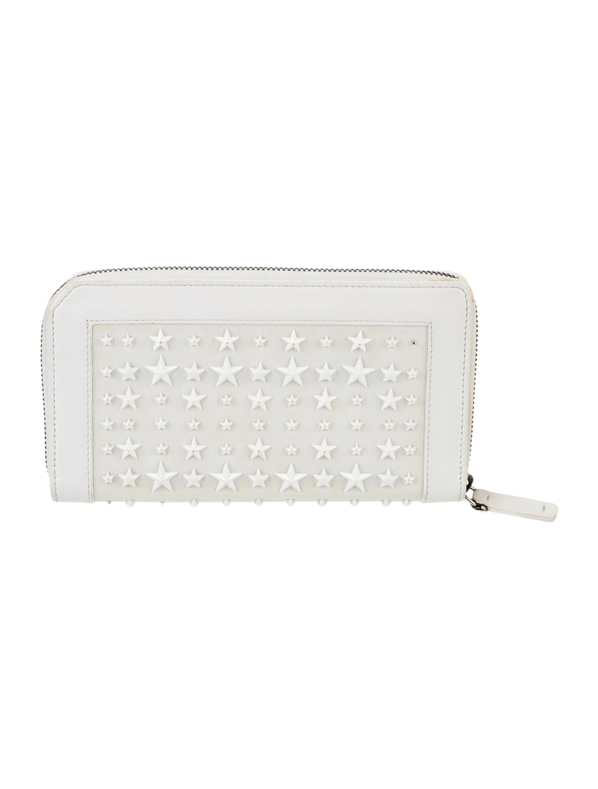 Jimmy Choo Canvas Printed Continental Wallet