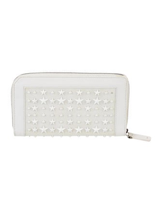 Jimmy Choo Canvas Printed Continental Wallet