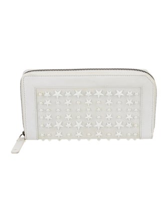 Jimmy Choo Canvas Printed Continental Wallet