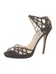 Jimmy Choo Glitter Accents Sandals