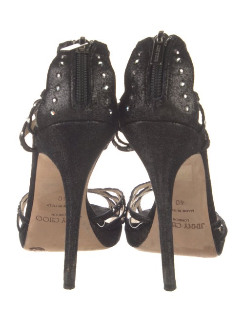 Jimmy Choo Glitter Accents Sandals
