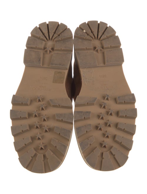 Jimmy Choo Suede Crystal Embellishments Chelsea Boots