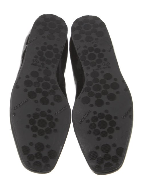 Jimmy Choo Patent Leather Studded Accents Ballet Flats