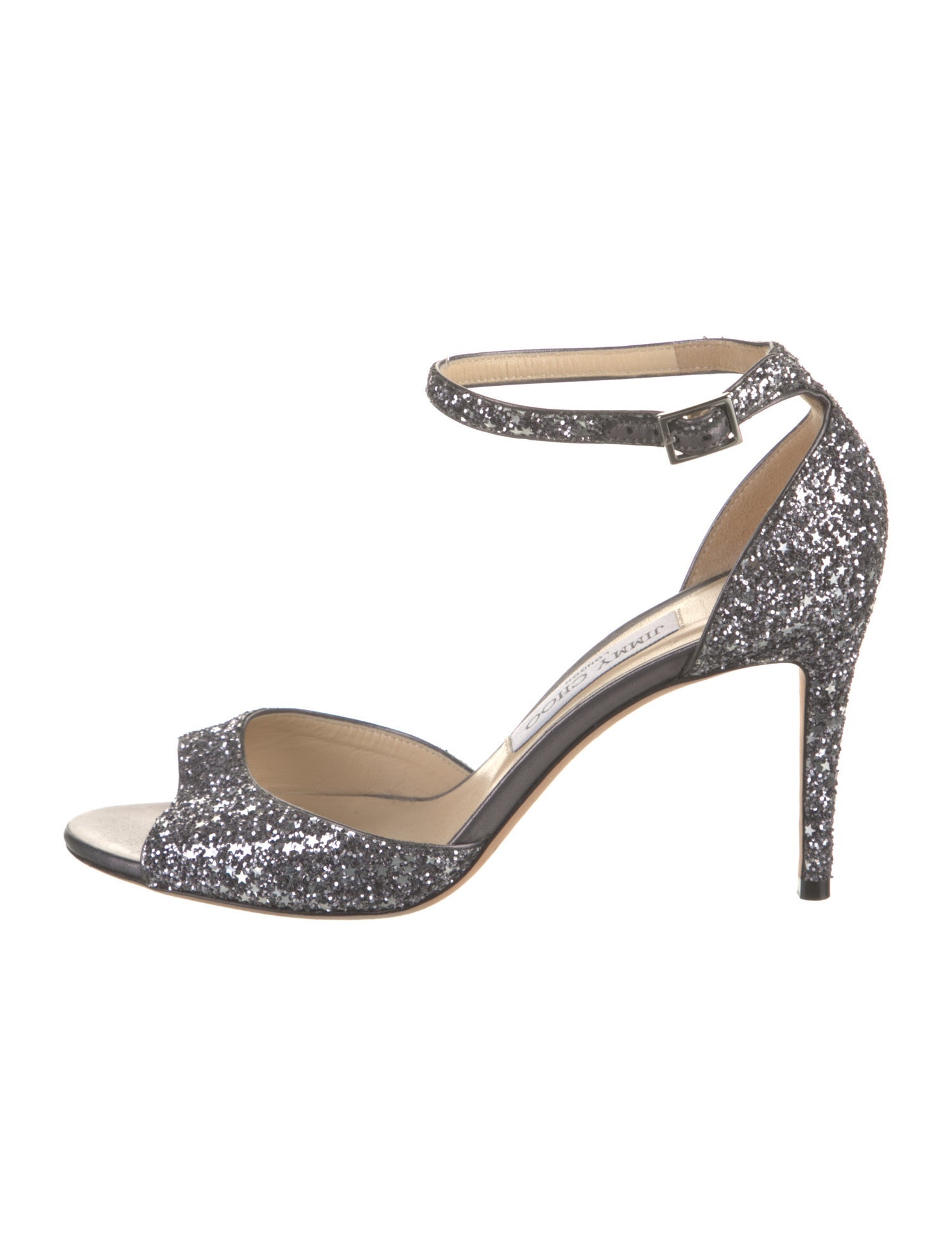 Jimmy Choo Glitter Sandals