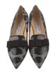 Jimmy Choo Glitter Animal Print Loafers