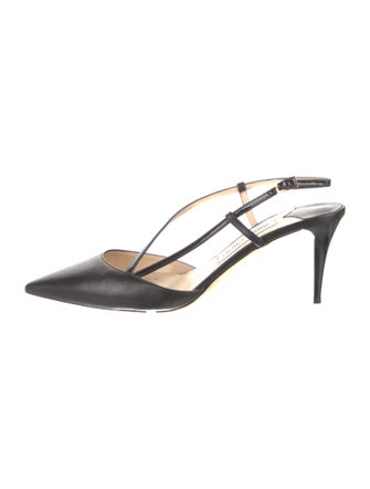 Jimmy Choo Leather Slingback Pumps