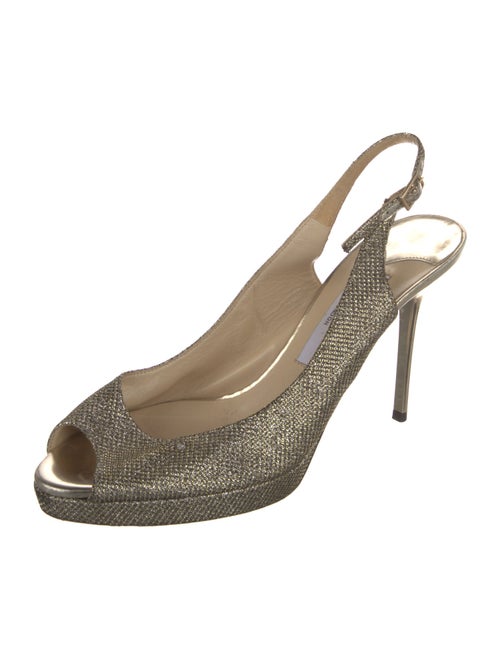 Jimmy Choo Leather Slingback Sandals