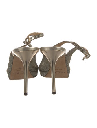 Jimmy Choo Leather Slingback Sandals