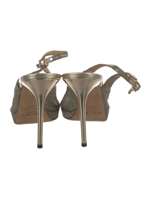 Jimmy Choo Leather Slingback Sandals