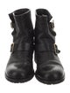 Jimmy Choo Leather Moto Boots