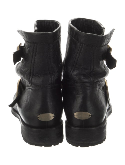 Jimmy Choo Leather Moto Boots