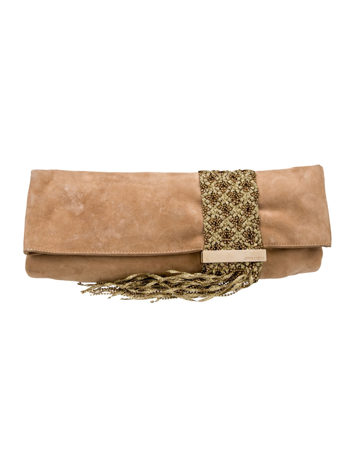 Jimmy Choo Suede Clutch