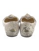 Jimmy Choo Embossed Leather Animal Print Flats