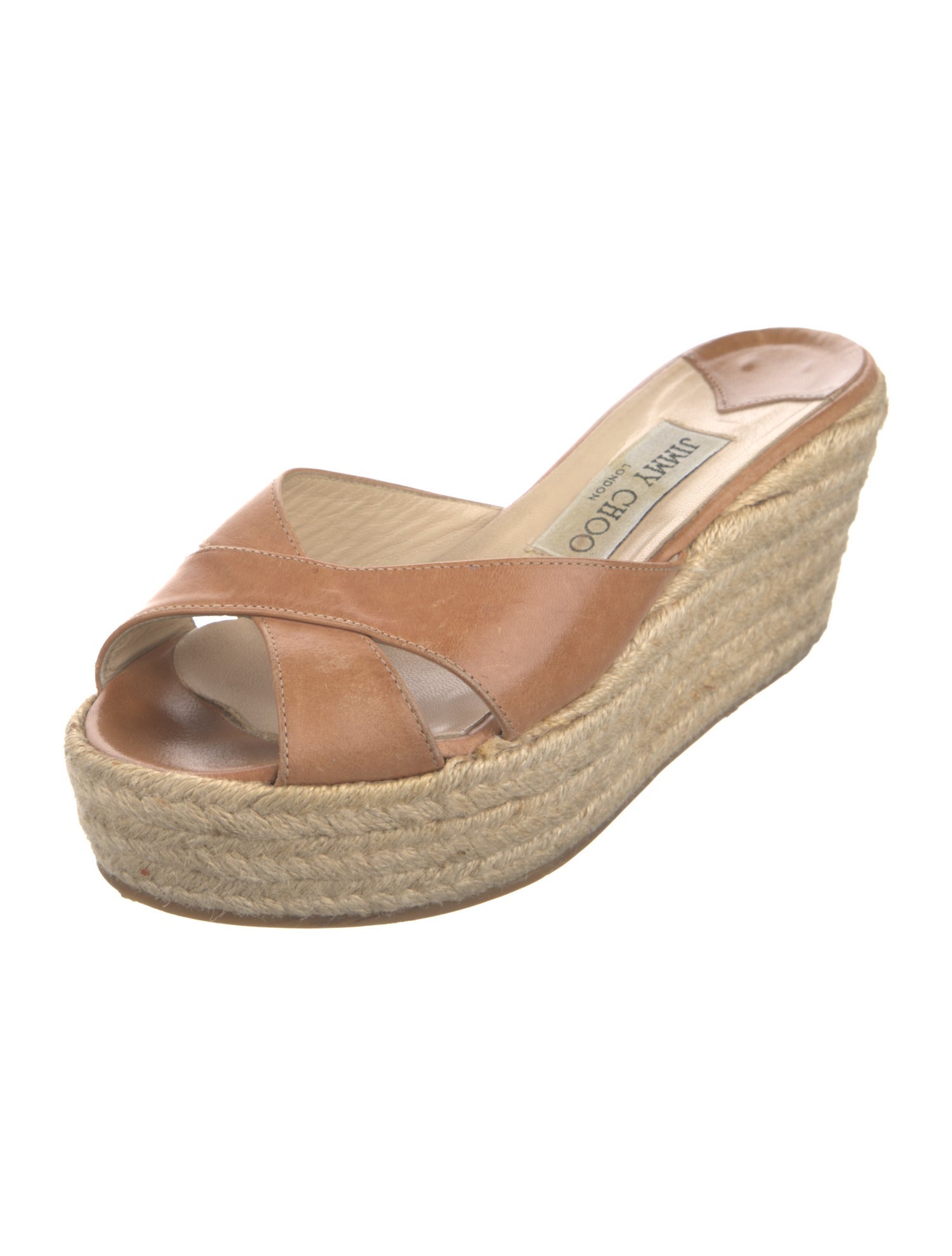 Jimmy Choo Leather Espadrilles