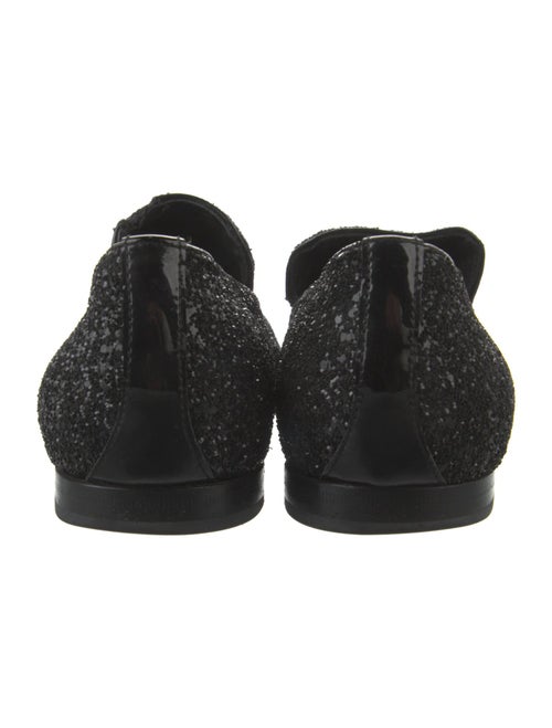 Jimmy Choo Glitter Printed Loafers