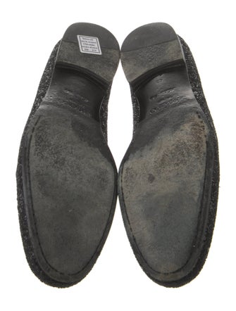 Jimmy Choo Glitter Printed Loafers