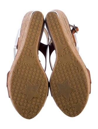 Jimmy Choo Leather Chain-Link Accents Sandals