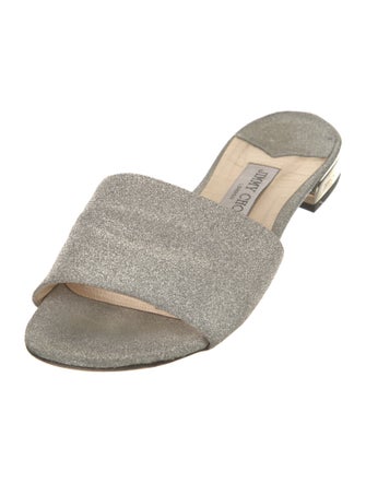 Jimmy Choo Glitter Accents Slides