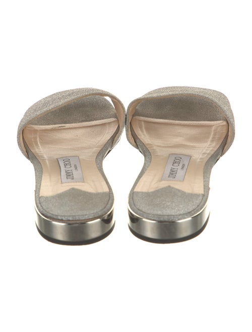 Jimmy Choo Glitter Accents Slides