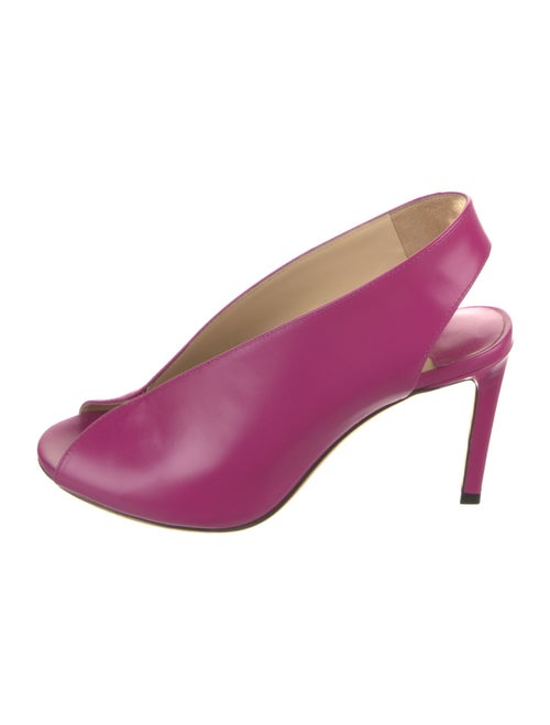 Jimmy Choo Leather Slingback Sandals