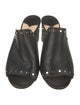 Jimmy Choo Leather Studded Accents Slides