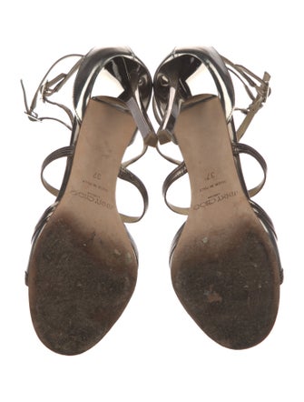 Jimmy Choo Patent Leather Gladiator Sandals