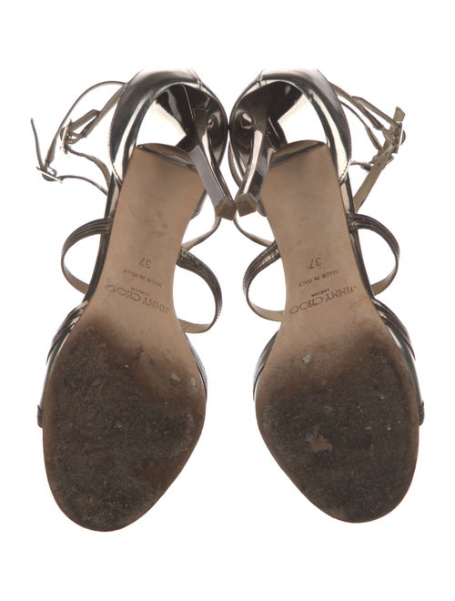 Jimmy Choo Patent Leather Gladiator Sandals