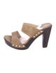 Jimmy Choo Suede Studded Accents Slides