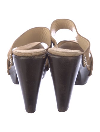 Jimmy Choo Suede Studded Accents Slides