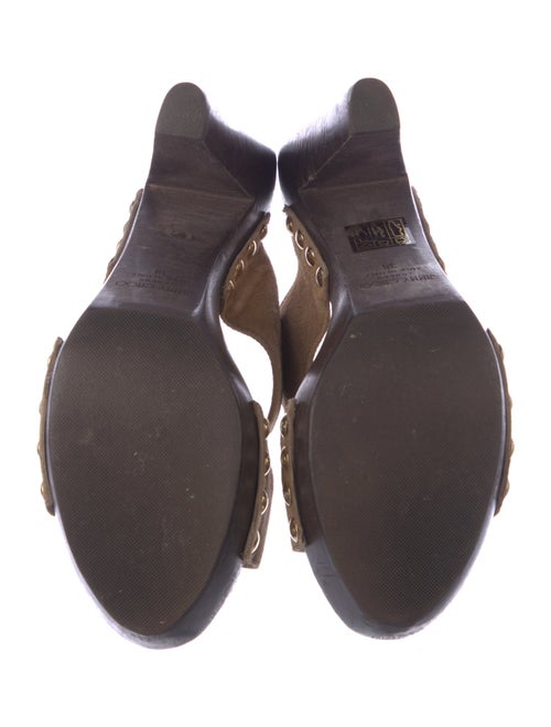 Jimmy Choo Suede Studded Accents Slides