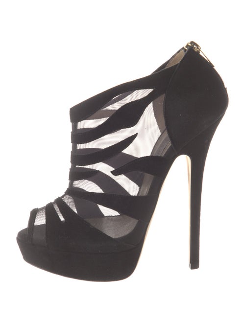 Jimmy Choo Suede T-Strap Pumps