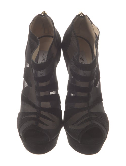 Jimmy Choo Suede T-Strap Pumps