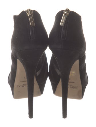 Jimmy Choo Suede T-Strap Pumps