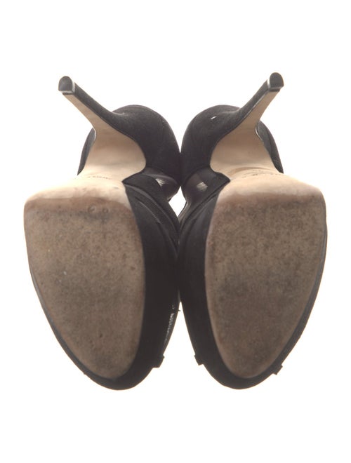 Jimmy Choo Suede T-Strap Pumps