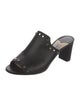 Jimmy Choo Leather Studded Accents Slides