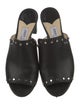 Jimmy Choo Leather Studded Accents Slides