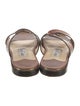 Jimmy Choo Leather Slides