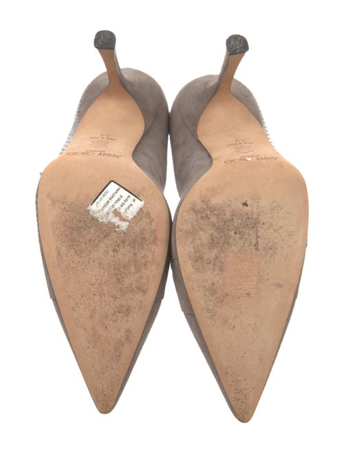 Jimmy Choo Suede Printed Pumps