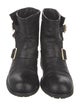 Jimmy Choo Leather Moto Boots