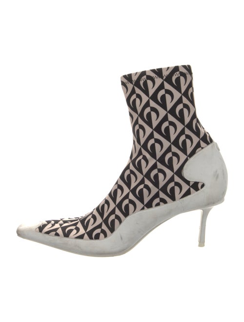 Jimmy Choo Nylon Printed Sock Boots