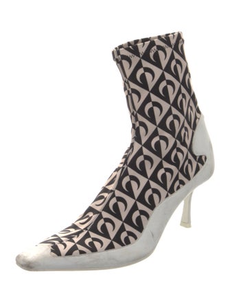 Jimmy Choo Nylon Printed Sock Boots