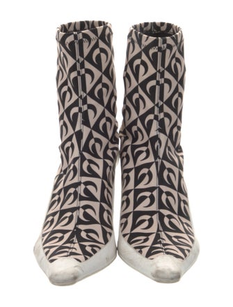 Jimmy Choo Nylon Printed Sock Boots