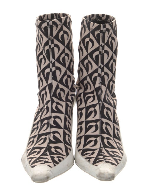 Jimmy Choo Nylon Printed Sock Boots