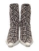 Jimmy Choo Nylon Printed Sock Boots