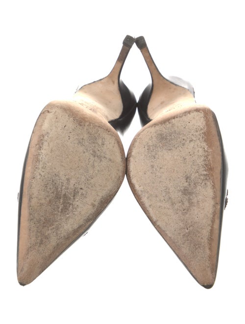 Jimmy Choo Leather Cutout Accent Pumps