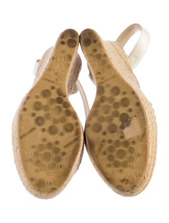 Jimmy Choo Leather Studded Accents Espadrilles